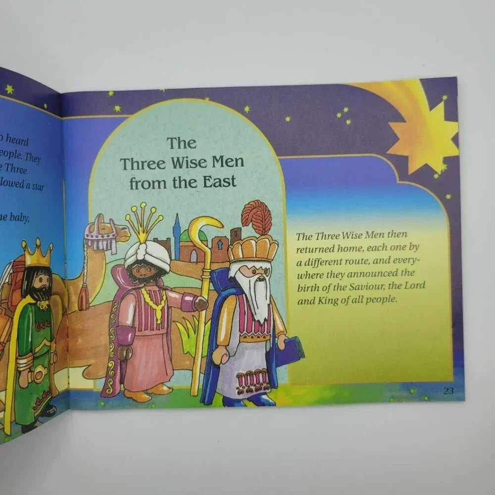 Playmobil Nativity Story Book For Set 3996 Multiple Language Christianity German